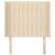 Tăblie de pat cu aripioare, crem, 83x16x118/128 cm, textil GartenMobel Dekor