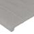 Tăblie de pat cu aripioare gri deschis 163x16x118/128 cm textil GartenMobel Dekor