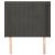 Tăblie de pat cu aripioare gri închis 93x16x118/128 cm catifea GartenMobel Dekor