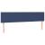 Tăblie de pat cu LED, albastru, 200x5x78/88 cm, textil GartenMobel Dekor
