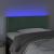 Tăblie de pat cu LED, verde închis, 80x5x78/88 cm, catifea GartenMobel Dekor