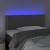 Tăblie de pat cu LED, gri închis, 90x5x78/88 cm, catifea GartenMobel Dekor