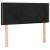 Tăblie de pat cu LED, negru, 90x5x78/88 cm, catifea GartenMobel Dekor
