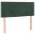 Tăblie de pat cu LED, verde închis, 100x5x78/88 cm, catifea GartenMobel Dekor