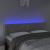 Tăblie de pat cu LED, gri deschis, 144x5x78/88 cm, catifea GartenMobel Dekor