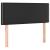 Tăblie de pat cu LED, negru, 80x5x78/88 cm, piele ecologică GartenMobel Dekor