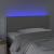 Tăblie de pat cu LED, gri, 80x5x78/88 cm, piele ecologică GartenMobel Dekor