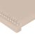 Tăblie de pat cu LED, cappuccino, 80x5x78/88cm, piele ecologică GartenMobel Dekor
