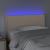 Tăblie de pat cu LED, cappuccino, 80x5x78/88cm, piele ecologică GartenMobel Dekor