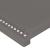 Tăblie de pat cu LED, gri, 144x5x78/88 cm, piele ecologică GartenMobel Dekor