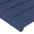 Tăblie de pat cu LED, albastru, 103x16x118/128 cm, textil GartenMobel Dekor