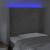 Tăblie de pat cu LED, gri deschis, 83x16x118/128 cm, catifea GartenMobel Dekor