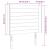 Tăblie de pat cu LED, gri deschis, 93x16x118/128 cm, catifea GartenMobel Dekor