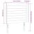 Tăblie de pat cu LED, gri deschis, 103x16x118/128 cm, catifea GartenMobel Dekor