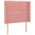 Tăblie de pat cu LED, roz, 103x16x118/128 cm, catifea GartenMobel Dekor