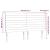 Tăblie de pat cu LED, gri deschis, 183x16x118/128 cm, catifea GartenMobel Dekor