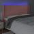 Tăblie de pat cu LED, roz, 203x16x118/128 cm, catifea GartenMobel Dekor