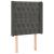 Tăblie de pat cu LED, gri închis, 83x16x118/128 cm, catifea GartenMobel Dekor
