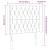 Tăblie de pat cu LED, gri închis, 93x16x118/128 cm, catifea GartenMobel Dekor