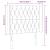 Tăblie de pat cu LED, gri închis, 103x16x118/128 cm, catifea GartenMobel Dekor