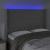 Tăblie de pat cu LED, gri deschis, 147x16x118/128 cm, catifea GartenMobel Dekor