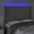 Tăblie de pat cu LED, gri deschis, 163x16x118/128 cm, catifea GartenMobel Dekor