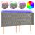 Tăblie de pat cu LED, gri deschis, 183x16x118/128 cm, catifea GartenMobel Dekor