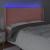 Tăblie de pat cu LED, roz, 203x16x118/128 cm, catifea GartenMobel Dekor