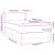Pat box spring cu saltea, albastru, 90x190 cm, textil GartenMobel Dekor