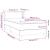 Pat box spring cu saltea, negru, 80x200 cm, textil GartenMobel Dekor