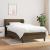 Pat box spring cu saltea, maro închis, 80x200 cm, textil GartenMobel Dekor