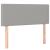 Pat box spring cu saltea, gri deschis, 90x190 cm, textil GartenMobel Dekor