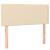 Pat box spring cu saltea, crem, 100x200 cm, textil GartenMobel Dekor
