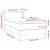 Pat box spring cu saltea, albastru, 100x200 cm, textil GartenMobel Dekor