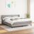 Pat continental, gri deschis, 180x200 cm, material textil GartenMobel Dekor