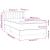 Pat box spring cu saltea, albastru, 80x200 cm, textil GartenMobel Dekor