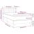Pat box spring cu saltea, albastru, 90x190 cm, textil GartenMobel Dekor