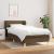 Pat box spring cu saltea, maro închis, 90x200 cm, textil GartenMobel Dekor