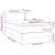 Pat box spring cu saltea, albastru, 100x200 cm, textil GartenMobel Dekor