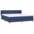 Pat box spring cu saltea, albastru, 180x200 cm, material textil GartenMobel Dekor