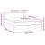 Pat box spring cu saltea, cappuccino, 140x200cm piele ecologică GartenMobel Dekor