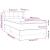 Pat continental cu saltea, gri deschis, 80x200 cm, catifea GartenMobel Dekor