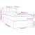 Pat box spring cu saltea, gri închis, 80x200 cm, catifea GartenMobel Dekor