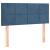 Pat box spring cu saltea, albastru închis, 80x200 cm, catifea GartenMobel Dekor