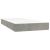 Pat box spring cu saltea, gri deschis, 90x200 cm, catifea GartenMobel Dekor