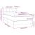 Pat box spring cu saltea, roz, 100x200 cm, catifea GartenMobel Dekor