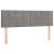 Pat box spring cu saltea, gri deschis, 140x190 cm, catifea GartenMobel Dekor