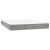 Pat box spring cu saltea, gri deschis, 140x190 cm, catifea GartenMobel Dekor