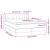 Pat box spring cu saltea, gri închis, 140x200 cm, catifea GartenMobel Dekor