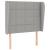 Pat box spring cu saltea, gri deschis, 90x200 cm, textil GartenMobel Dekor
